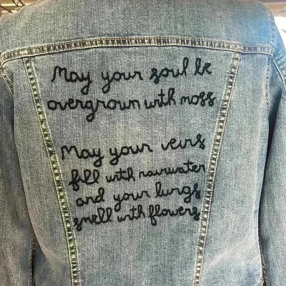 MNG denim jacket. Women’s size medium. - Picture 5 of 8